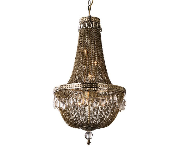 Oversize Modern Metal Art Luxury Crystal Chandelier for Duplex Hall/Staircase/Villa/Foyer - Richardrider