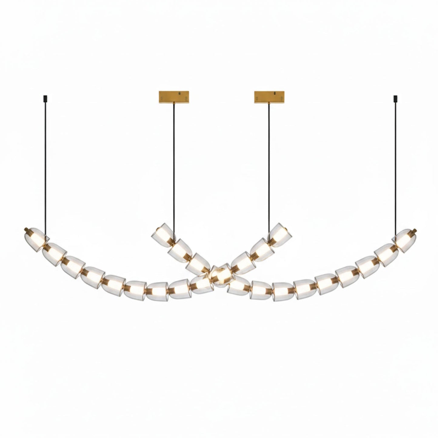 Gabriel Gold Crystal Chandelier