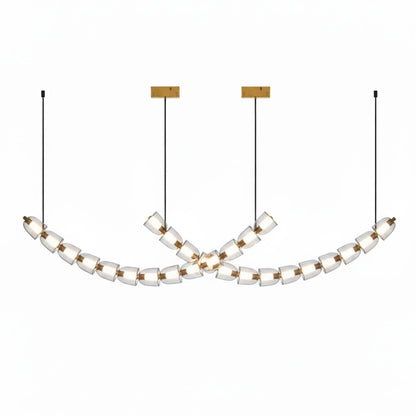 Gabriel Gold Crystal Chandelier