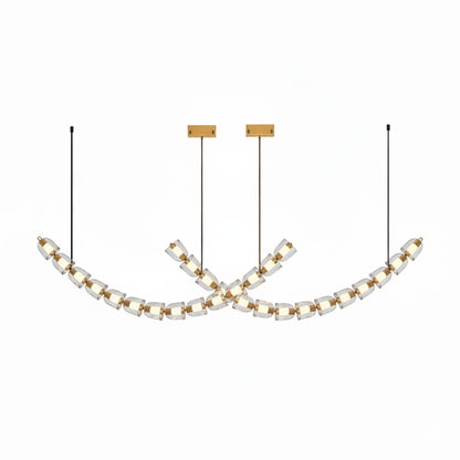 Gabriel Gold Crystal Chandelier