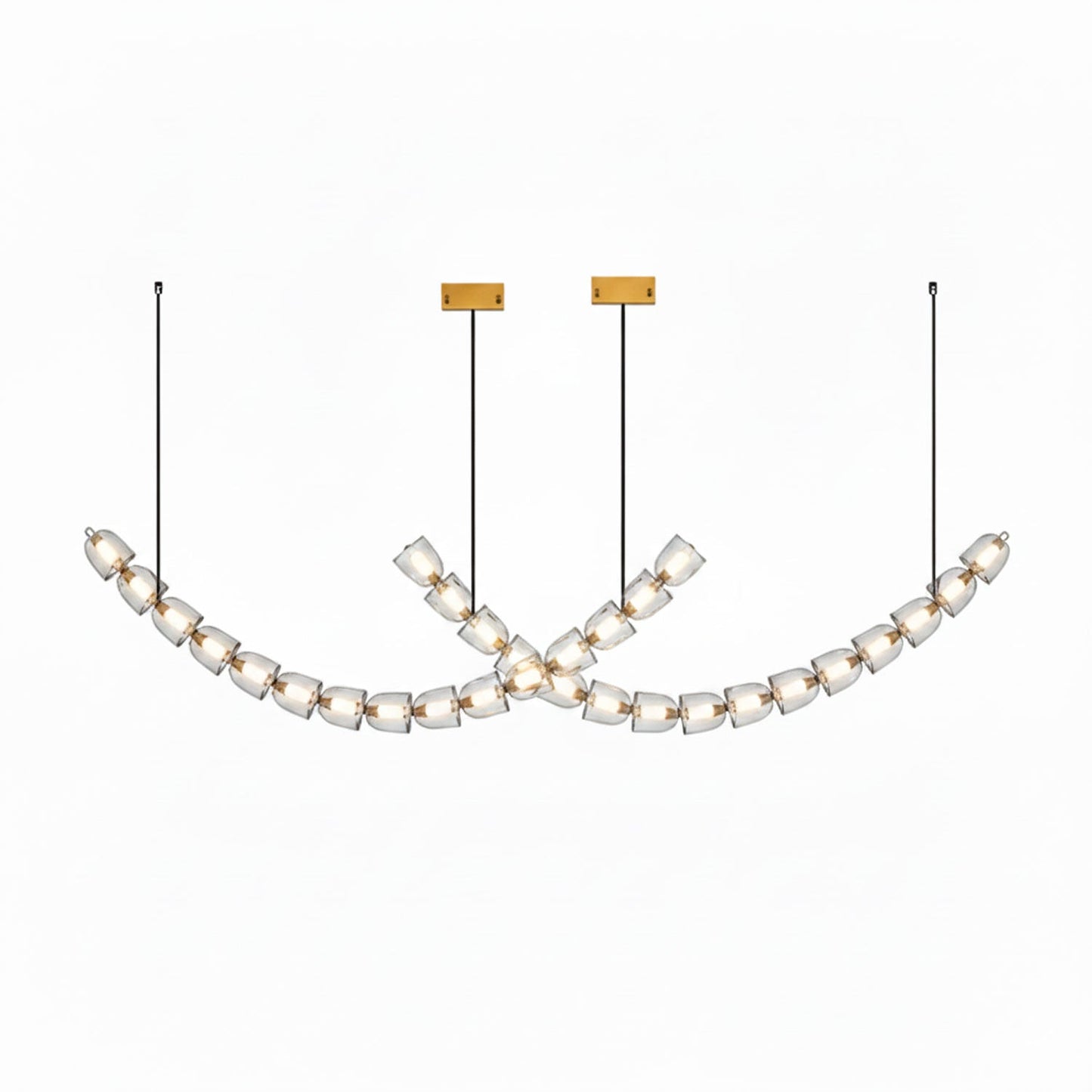 Gabriel Gold Crystal Chandelier