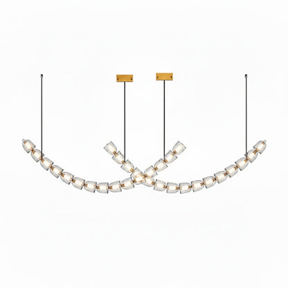 Gabriel Gold Crystal Chandelier