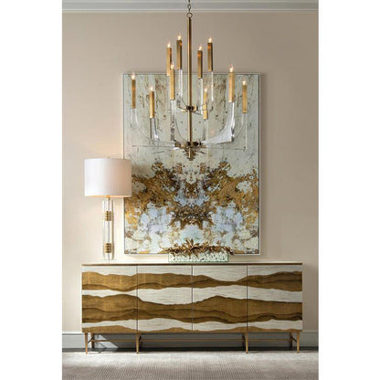 Linear Edge Chandelier