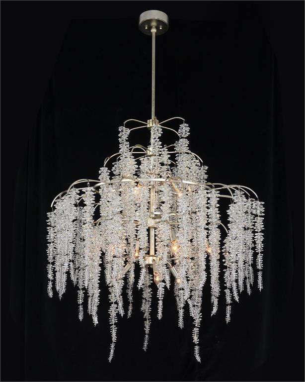 Cascading Crystal Twelve-Light Chandelier - Richardrider
