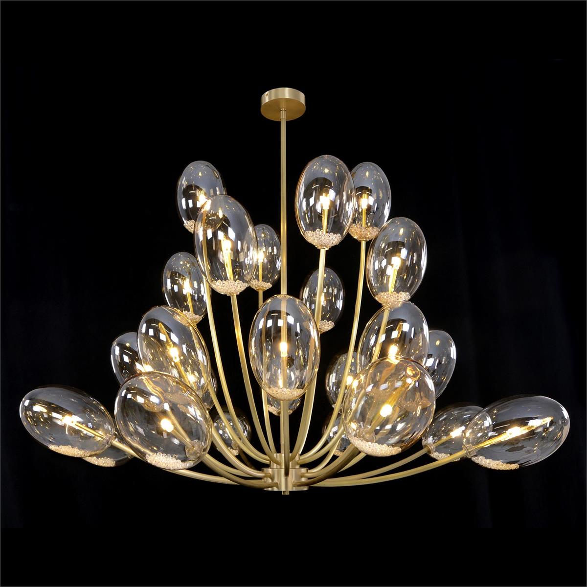 Echo: Glass Globe Twenty-Four-Light Chandelier - Richardrider