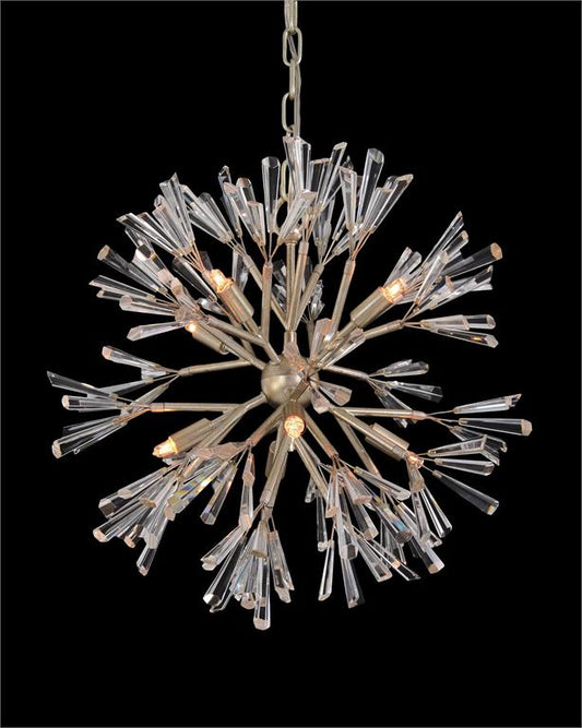 Luna Crystal Wand Branched Eight-Light Pendant Chandelier - Richardrider