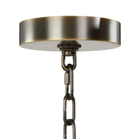 Churippu Magnolia & Tulip Glass Bronze Vertical Twenty-One Light Chandelier AJC-9326 - Richardrider