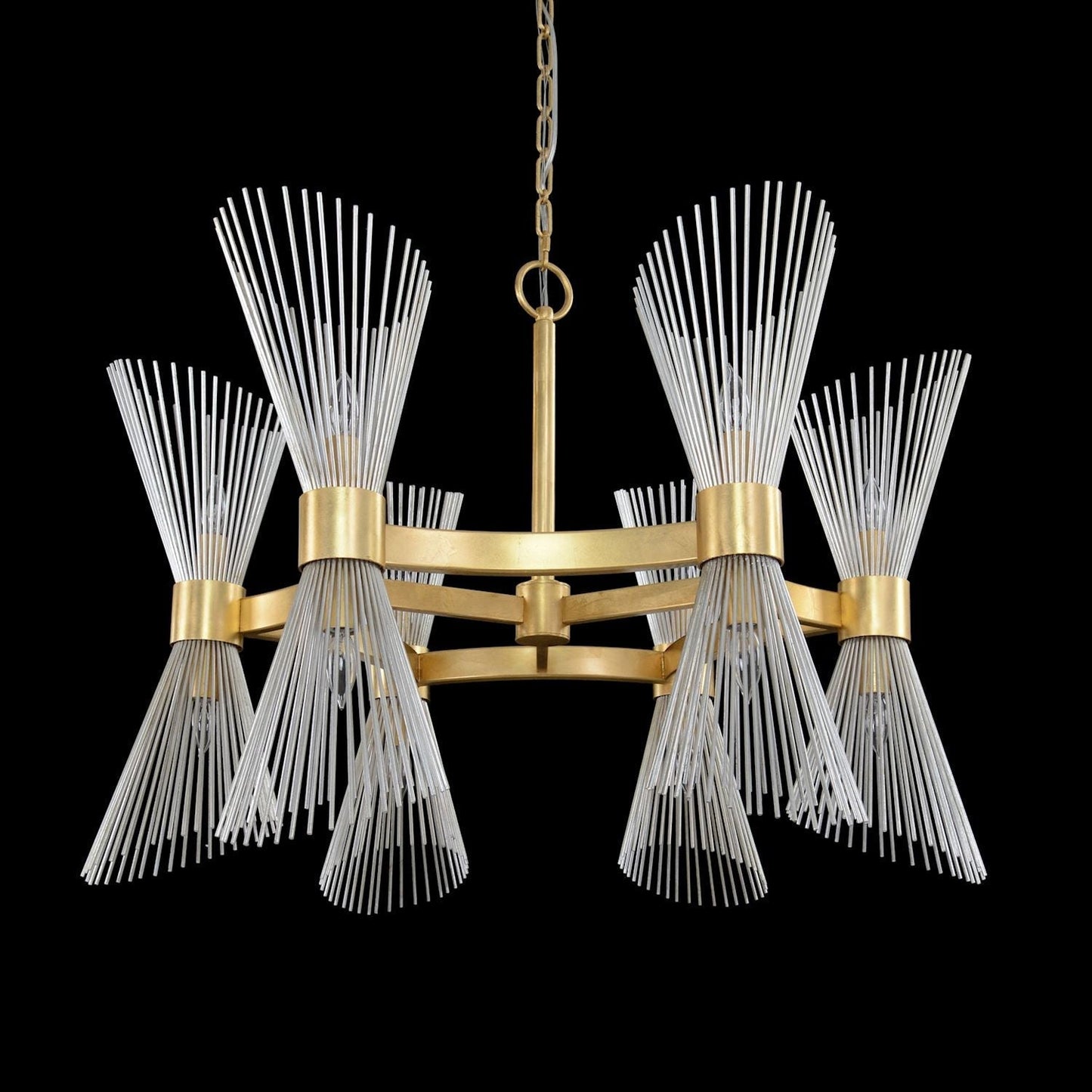 Bonheur Twelve-Light Glass Chandelier - Richardrider