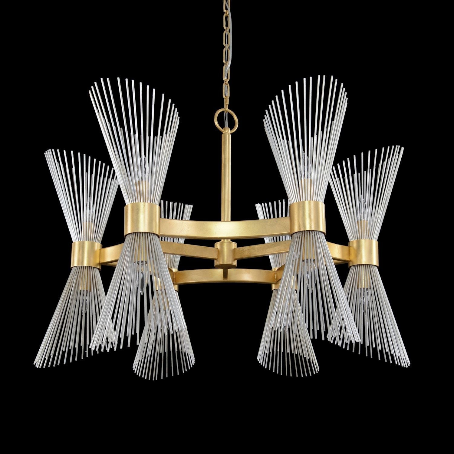 Bonheur Twelve-Light Glass Chandelier - Richardrider