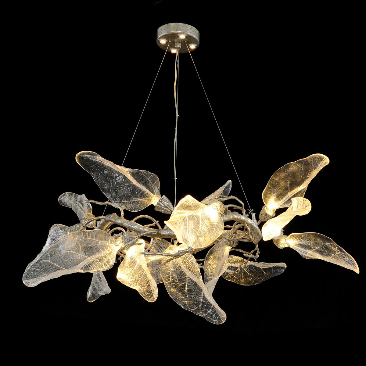 Avalon Glass Twenty-Light Chandelier - Richardrider