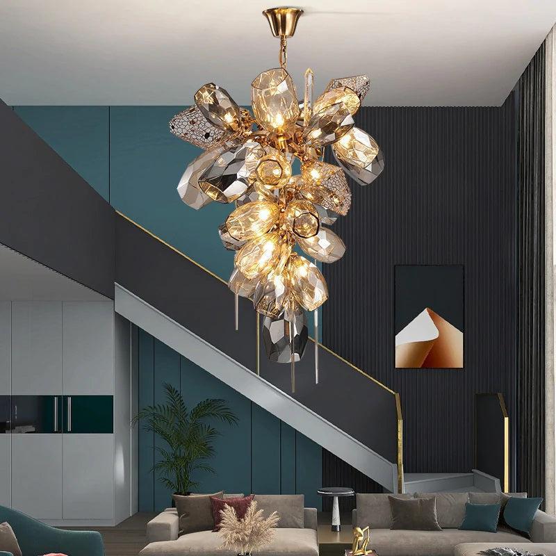 Greta Postmodern Glass Chandelier - Richardrider