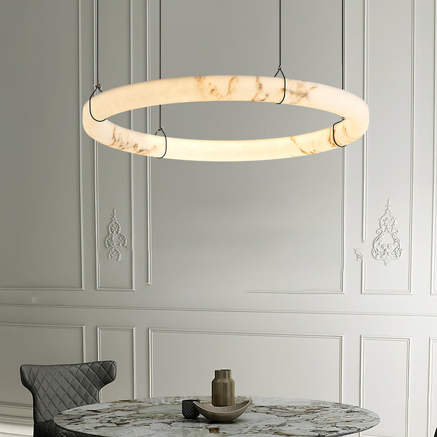 Alabaster Ring Pendant Lamp - Richardrider