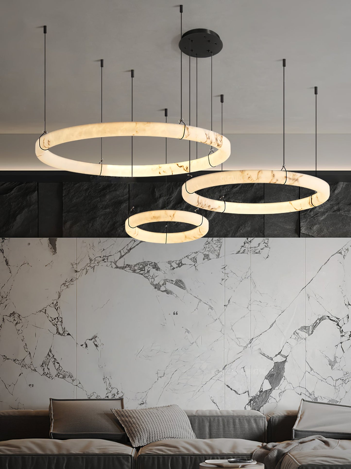Alabaster Ring Pendant Lamp - Richardrider