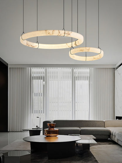 Alabaster Ring Pendant Lamp - Richardrider