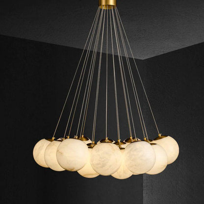 Alabaster Anne Ceiling Pendant 7/19 Lights - Richardrider