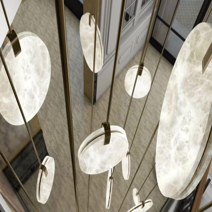 Alabaster Disc Pendant Light - Richardrider