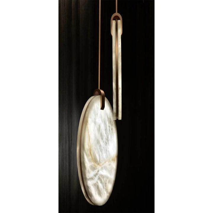 Alabaster Disc Pendant Light - Richardrider