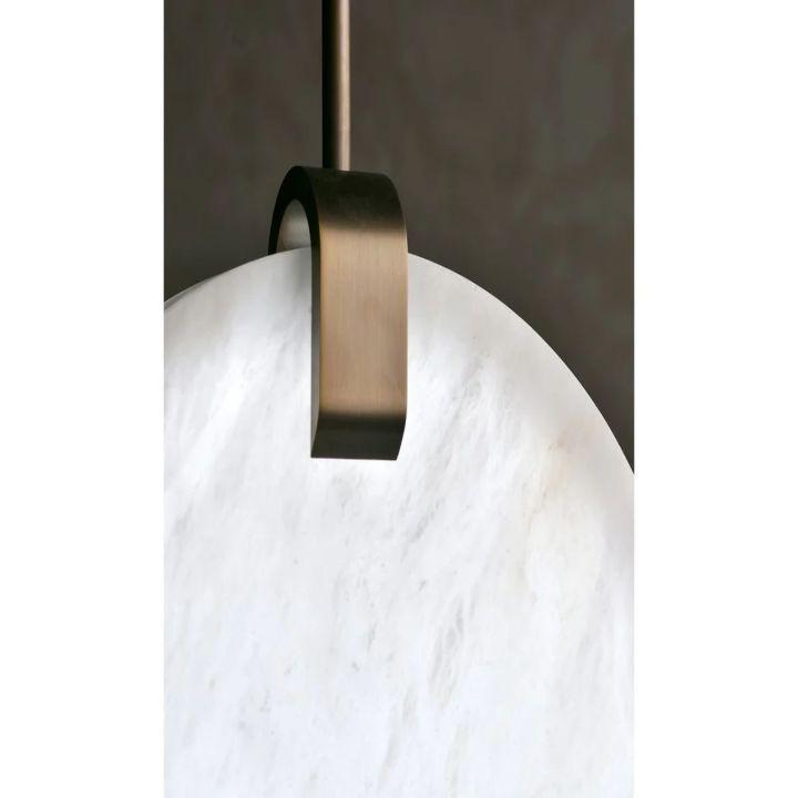 Alabaster Disc Pendant Light - Richardrider