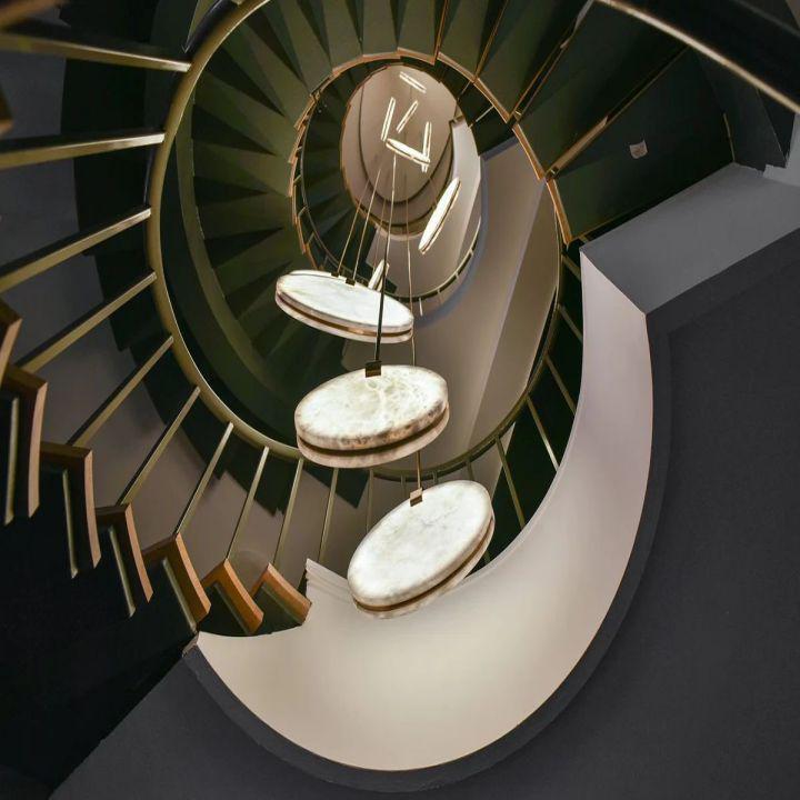Alabaster Disc Pendant Light - Richardrider