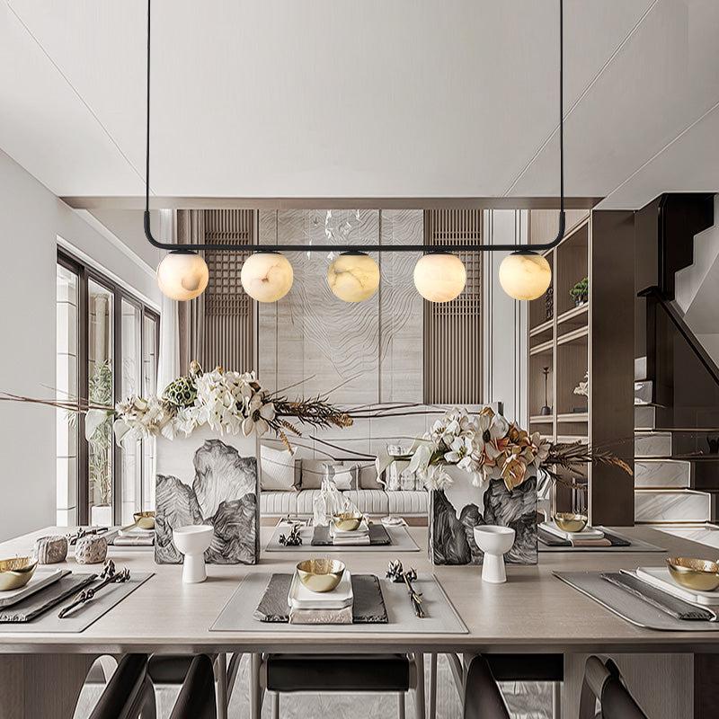 Alabaster Global Linear Pendant - Richardrider