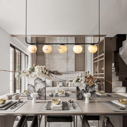 Alabaster Global Linear Pendant - Richardrider