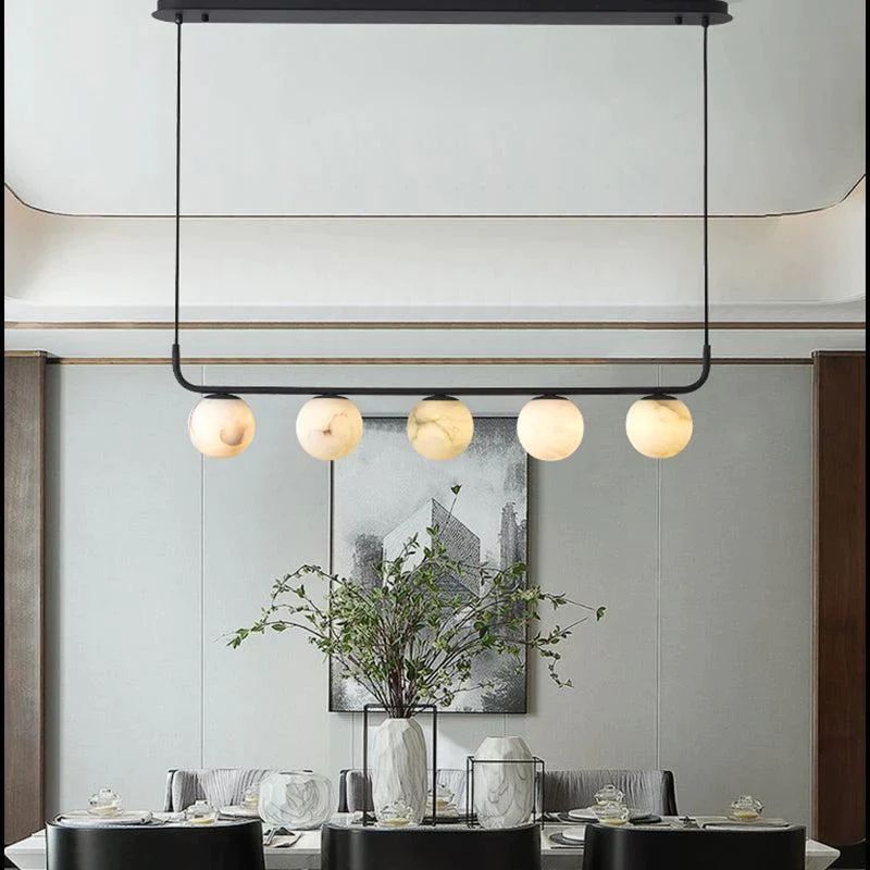 Alabaster Global Linear Pendant - Richardrider