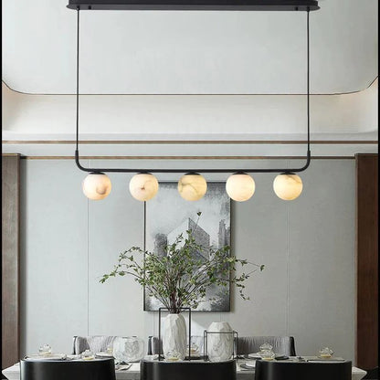 Alabaster Global Linear Pendant - Richardrider