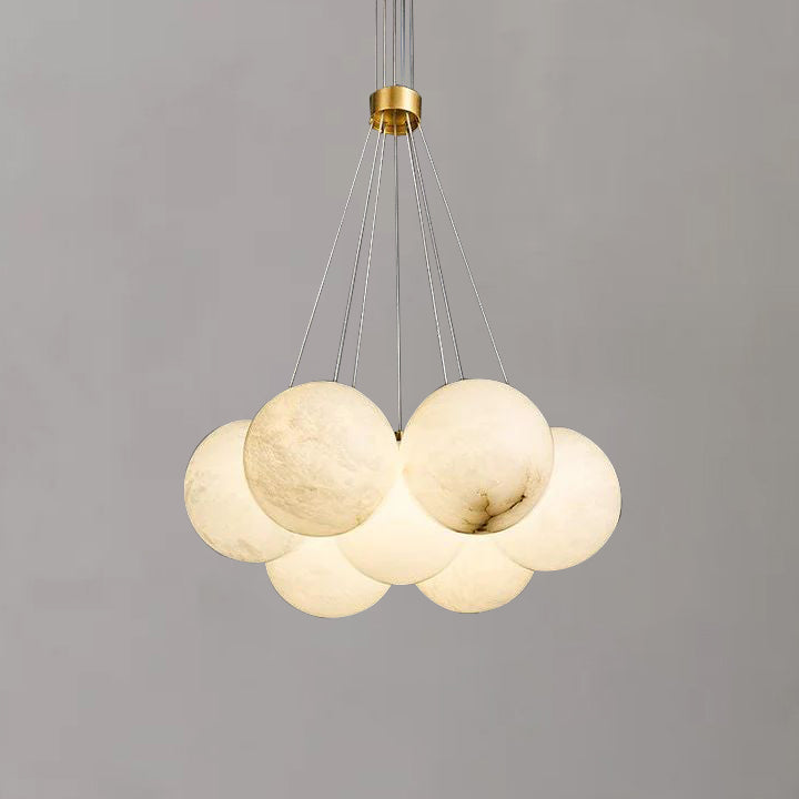 Alabaster Globe Art Pendant Light - Richardrider