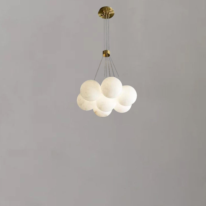 Alabaster Globe Art Pendant Light - Richardrider