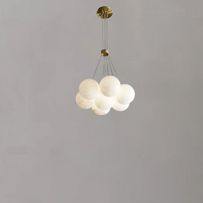 Alabaster Globe Art Pendant Light - Richardrider