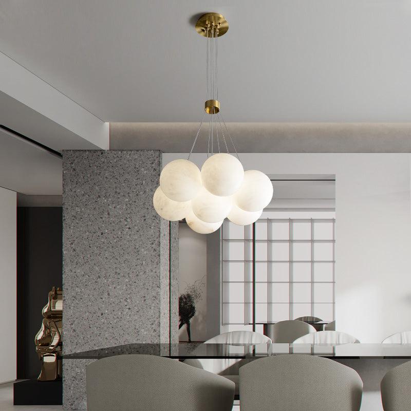 Aspen 19 Chandelier Alabaster - Richardrider