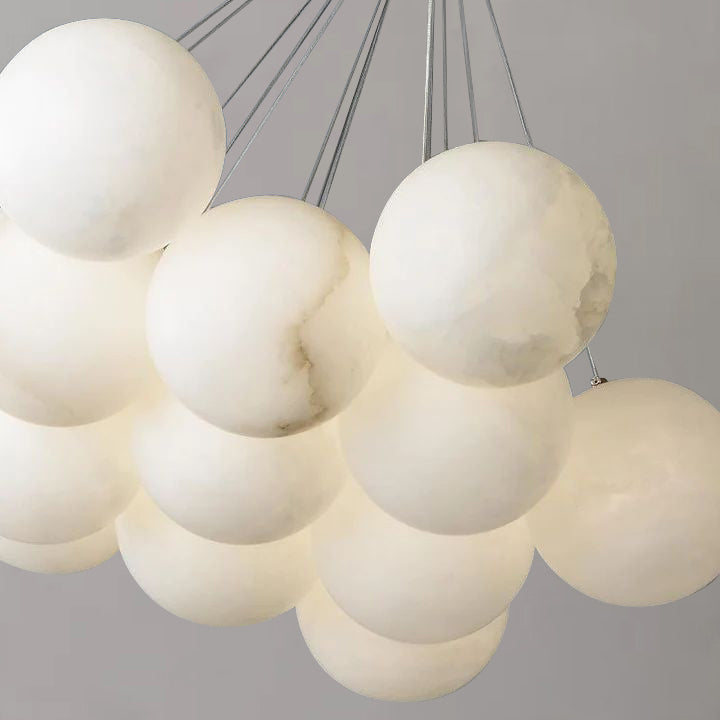 Alabaster Globe Art Pendant Light - Richardrider