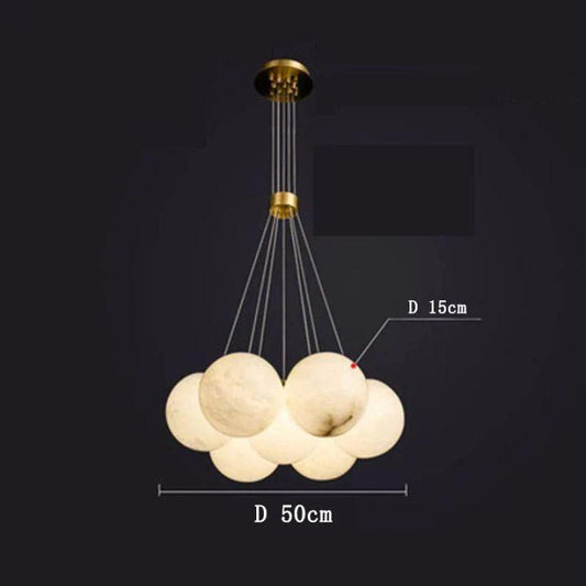 Alabaster Multi-lights Ceiling Pendant - Richardrider