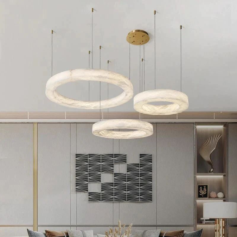 Alabaster Round Morden Pendant - Richardrider
