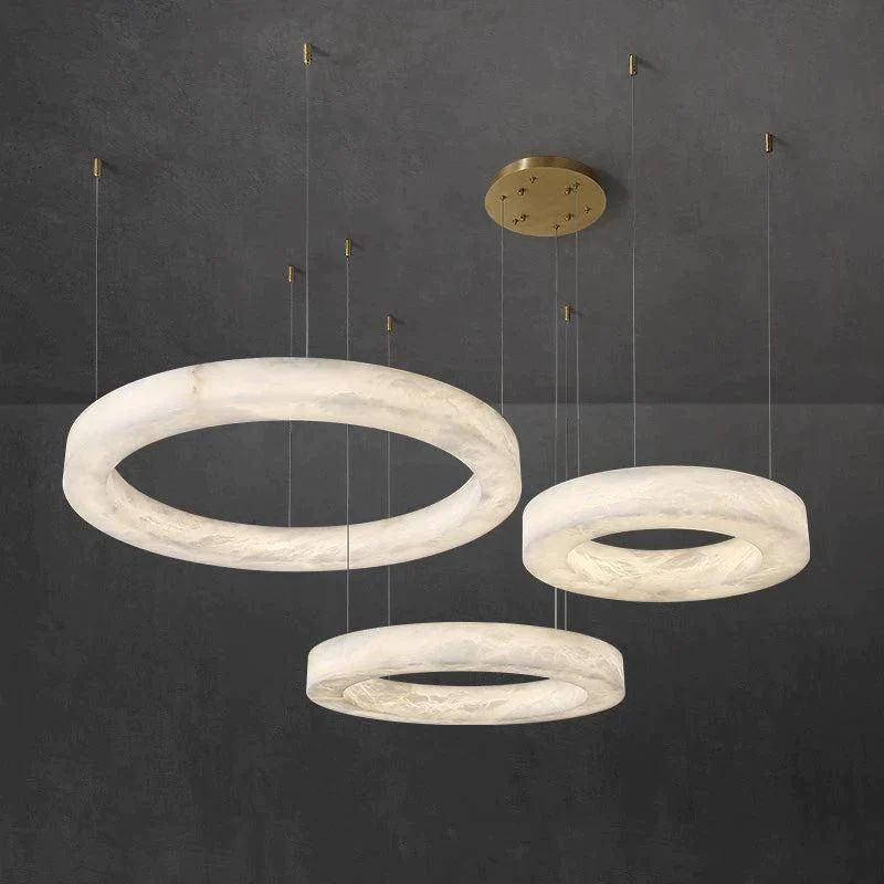 Alabaster Round Morden Pendant - Richardrider