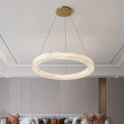 Alabaster Round Morden Pendant - Richardrider