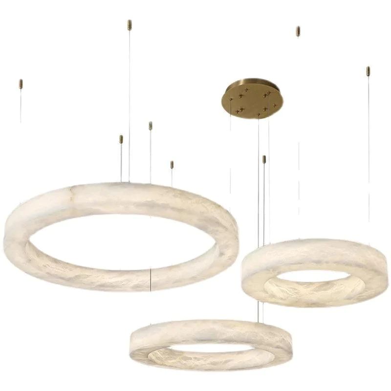 Alabaster Round Morden Pendant - Richardrider