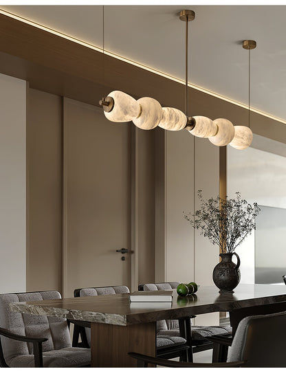 Alabaster Pebble Linear Chandelier - Richardrider
