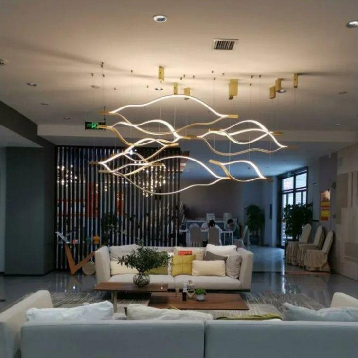 Modern Simple Aluminum Waving Chandelier - Richardrider