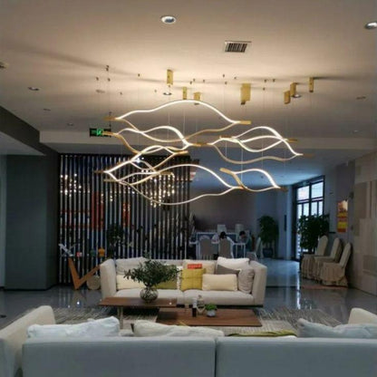 Modern Simple Aluminum Waving Chandelier - Richardrider