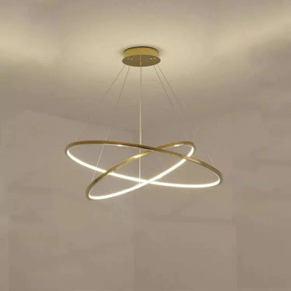 Amina Quartz Golden Rings Chandelier - Richardrider
