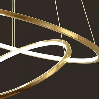 Amina Quartz Golden Rings Chandelier - Richardrider