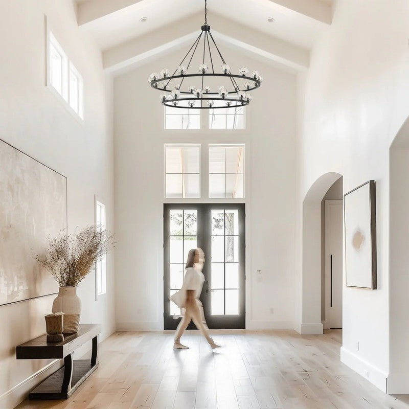 Agron 30 Light Alabaster Chandelier - Richardrider