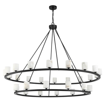 Agron 30 Light Alabaster Chandelier - Richardrider
