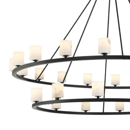 Agron 30 Light Alabaster Chandelier - Richardrider