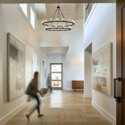 Agron 30 Light Alabaster Chandelier - Richardrider