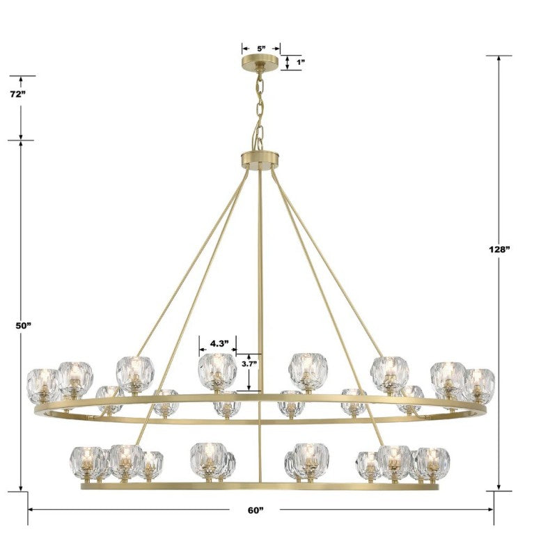 Agron 30 Light Crystal Chandelier - Richardrider