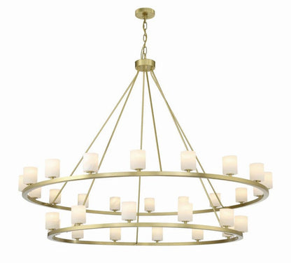 Agron 30 Light Alabaster Chandelier - Richardrider