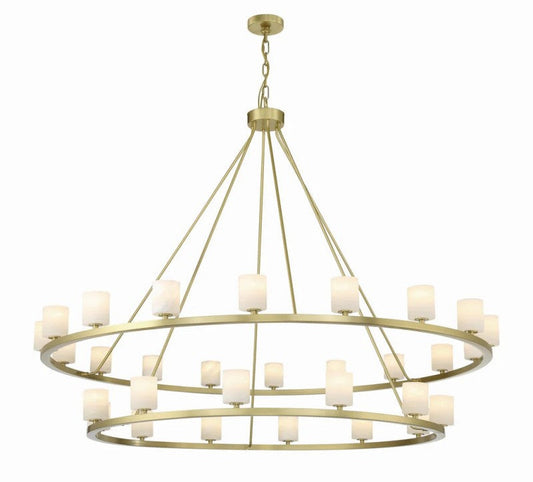 Agron 30 Light Alabaster Chandelier - Richardrider