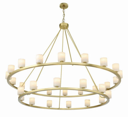 Agron 30 Light Alabaster Chandelier - Richardrider